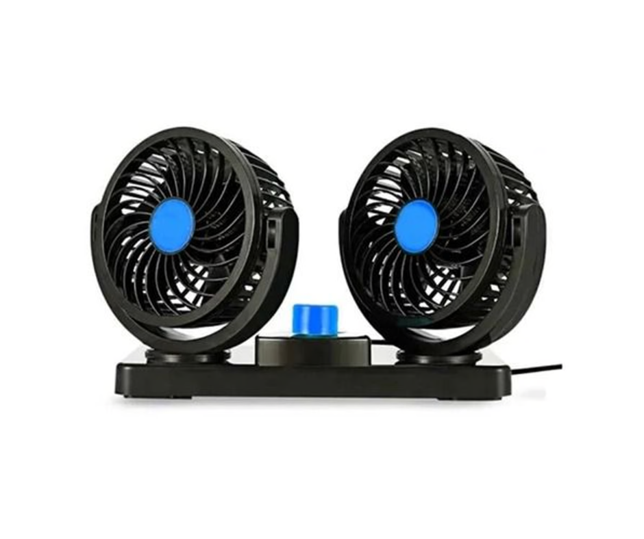 Ventilador doble para autos 12V
