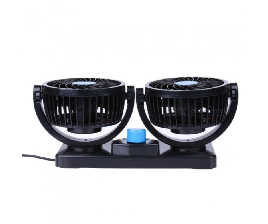 Ventilador doble para autos 12V