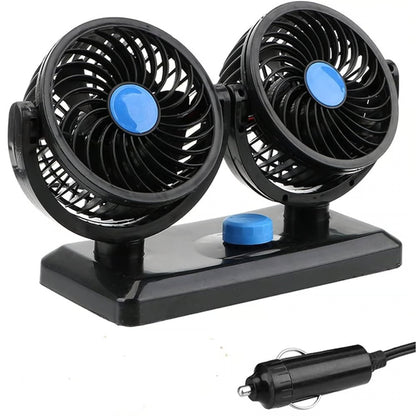 Ventilador doble para autos 12V